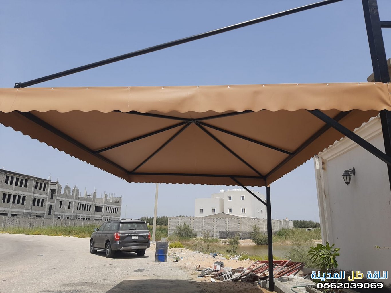 مظلات سيارات المدينه 